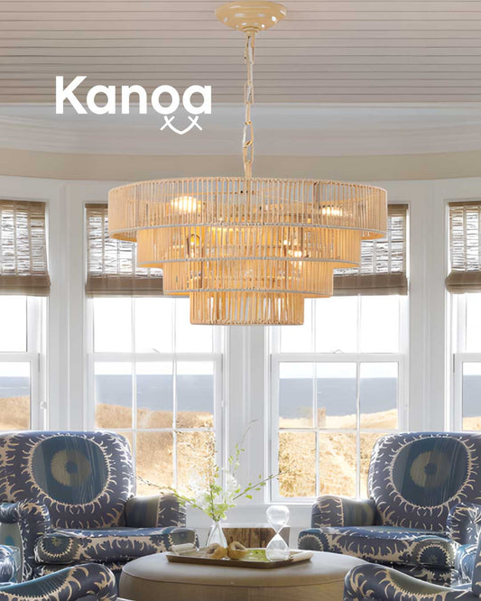 Kanoa Rattan Chandelier
