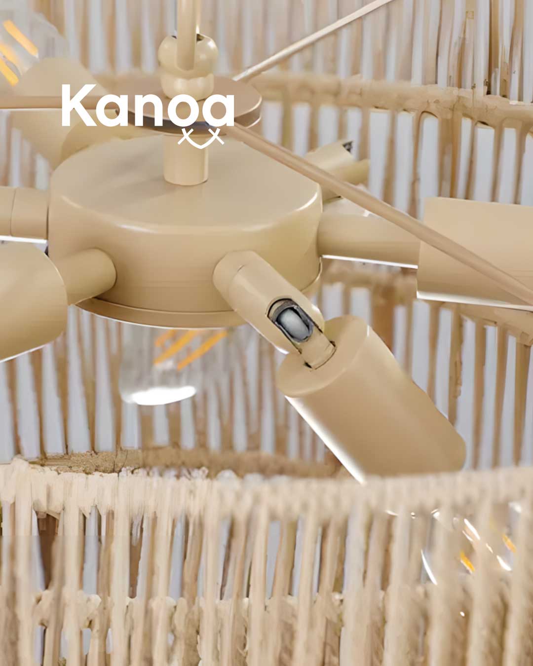 Kanoa Rattan Chandelier