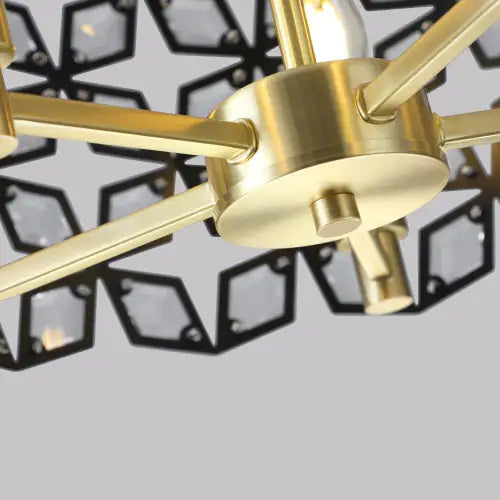 Luxe Crystal Chandelier