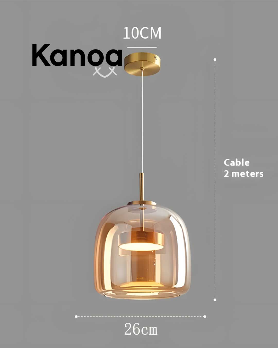 Kanoa Nordic Glass Chandelier