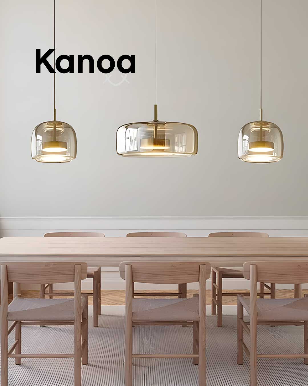 Kanoa Nordic Glass Chandelier