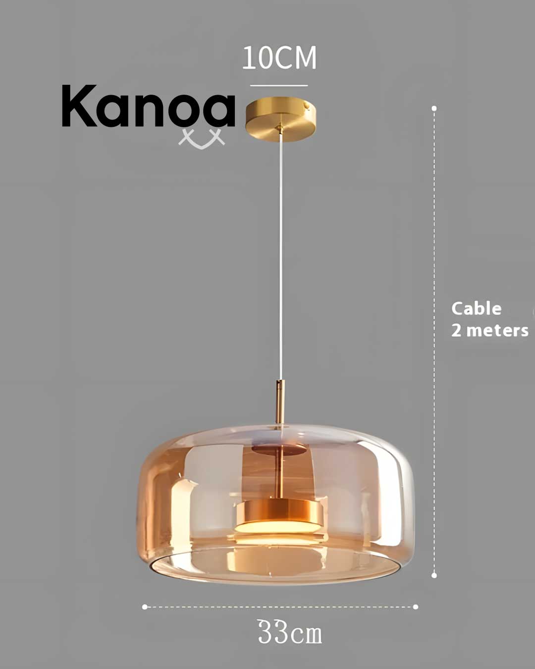 Kanoa Nordic Glass Chandelier