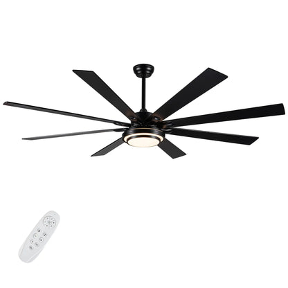 Metallic Black Ceiling Fan